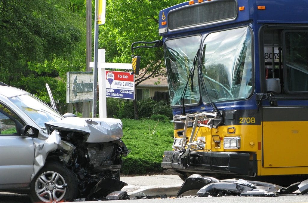 Lowell Bus-Car Crash Leaves 6 Injured