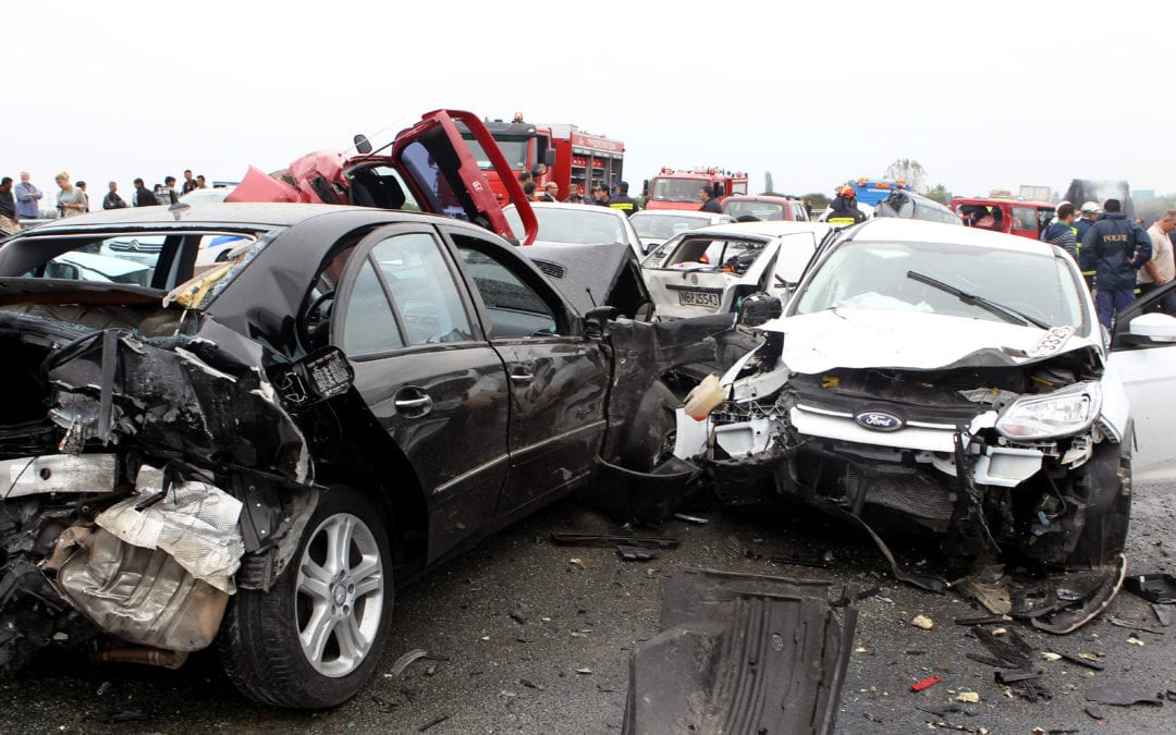 1 dead after 7-car pileup in Massachusetts